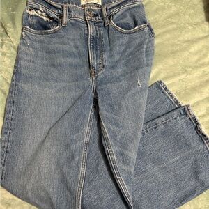 Abercrombie & Fitch Classic Blue Straight Leg Jeans